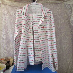 Hallmark Channel Warm & Cozy Like a Hallmark Movie Mens XL PJ Set New